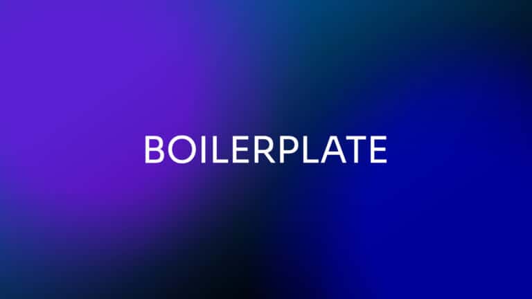 Boilerplate